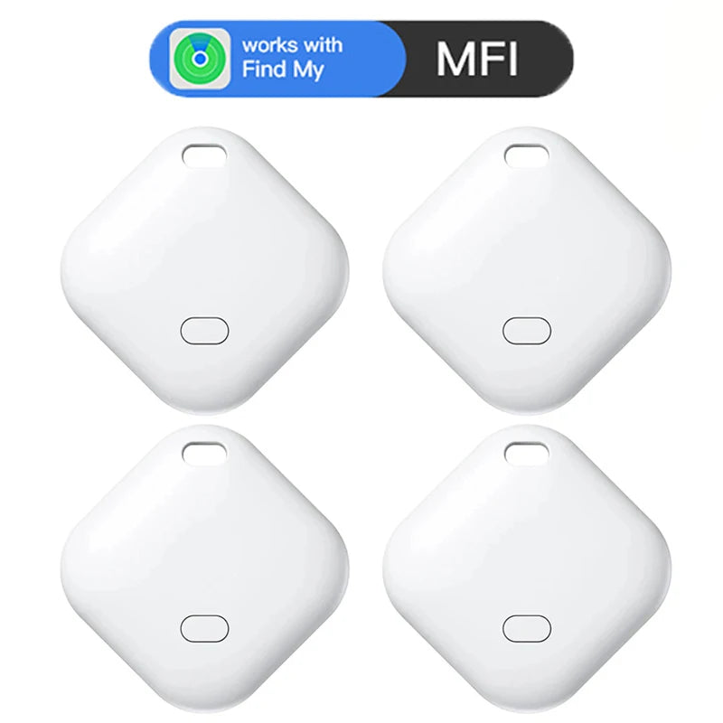 4PCS Smart Bluetooth GPS Tracker Work with Apple Find My APP ITag Anti Lost Reminder Device MFI Locator Car Key Pet Kids Finder