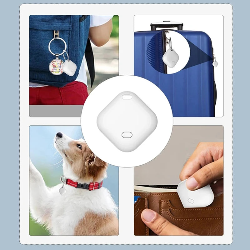 4PCS Smart Bluetooth GPS Tracker Work with Apple Find My APP ITag Anti Lost Reminder Device MFI Locator Car Key Pet Kids Finder