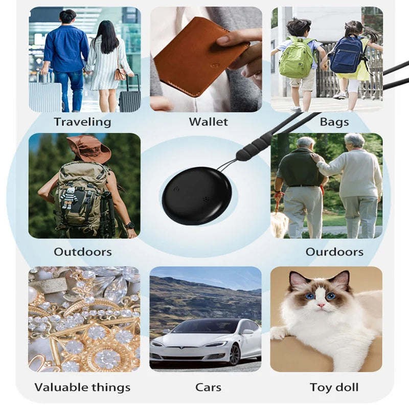 4PCS GPS Tracker Smart Bluetooth Air Tag locator Work with Apple Find My APP Anti Lost Reminder Device Car Key Pet Kid Finder