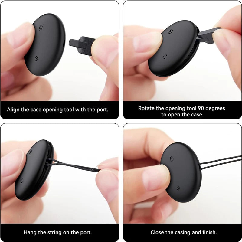 4PCS GPS Tracker Smart Bluetooth Air Tag locator Work with Apple Find My APP Anti Lost Reminder Device Car Key Pet Kid Finder