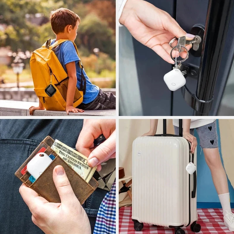 4PCS Smart Bluetooth GPS Tracker Work with Apple Find My APP ITag Anti Lost Reminder Device MFI Locator Car Key Pet Kids Finder