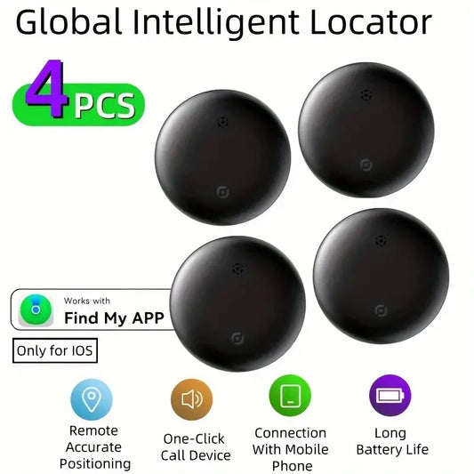 4PCS GPS Tracker Smart Bluetooth Air Tag locator Work with Apple Find My APP Anti Lost Reminder Device Car Key Pet Kid Finder