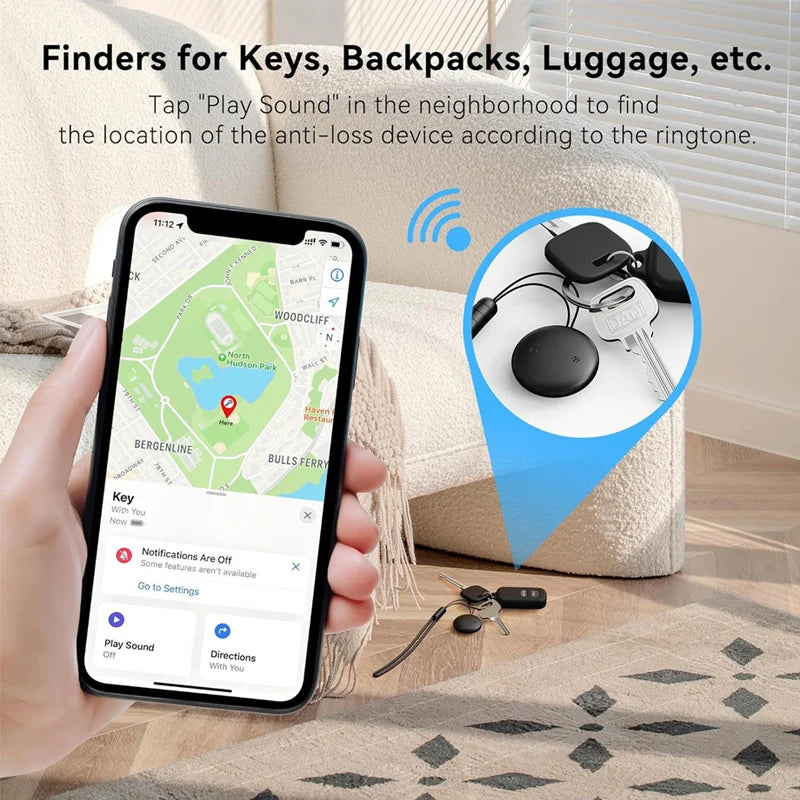 4PCS GPS Tracker Smart Bluetooth Air Tag locator Work with Apple Find My APP Anti Lost Reminder Device Car Key Pet Kid Finder